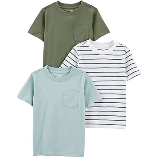 Simple Joys by Carter's Baby Boys' 3-Pack Short-Sleeve Tee Shirts