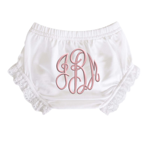 Personalized Lace Edge Bloomers