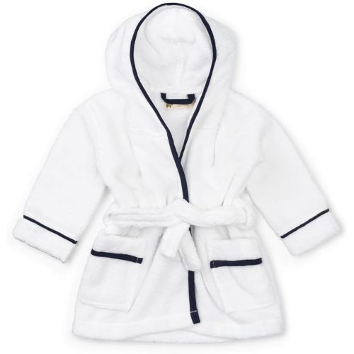 MONICA + ANDY Bathrobe, Terry Hooded Bathrobe, 100% Organic Clothes for Girls & Boys, Sizes For Kids, Toddler & Infant