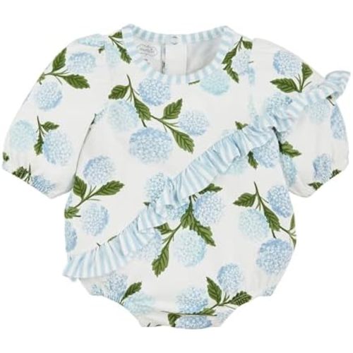 Mud Pie Unisex Baby Baby Girl Hydrangea Bubble;