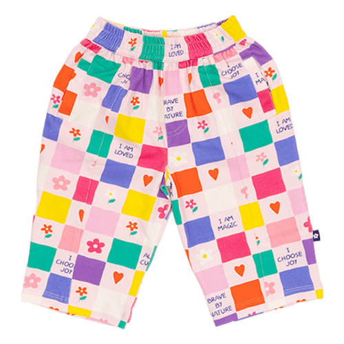 Larkspur Baby | Barrel Pant in Positive Badges