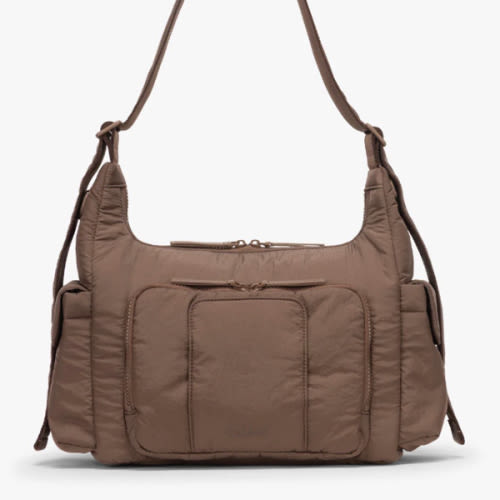 Crossbody Diaper Bag - HAZELNUT