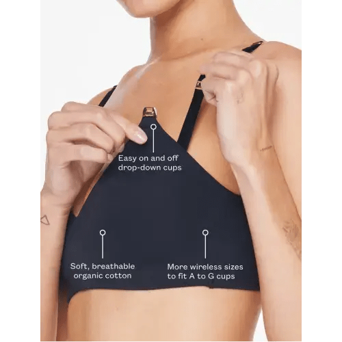 Organic Cloud Cotton Wireless Nursing Bra