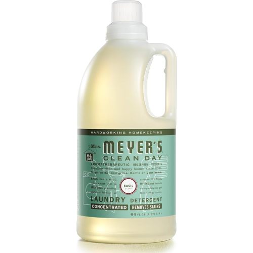 MRS. MEYER'S CLEAN DAY Laundry Detergent, Basil, 64 fl oz