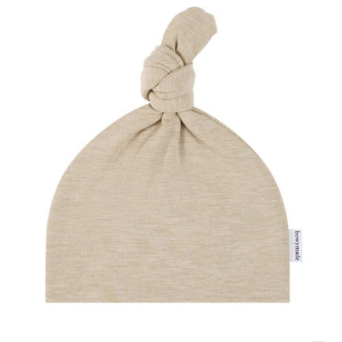 Top Knot Beanie - Stone 0-3