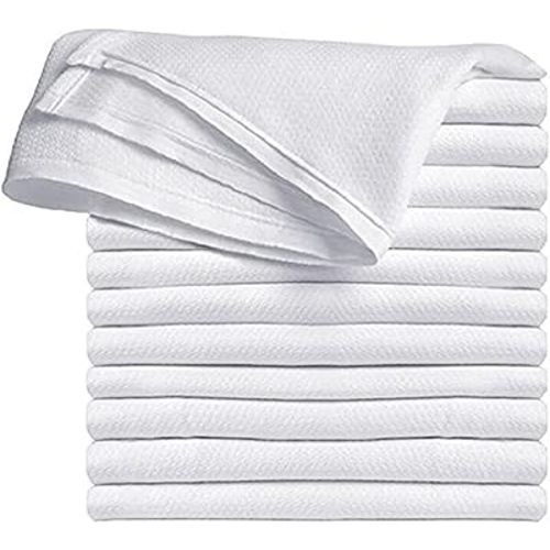 High Absorbancy Reusable Flat Cloth Diapers, Soft & Safe 27 X 27 100% Cotton Burp Cloth, Also Great to Clean Mirrors (6)