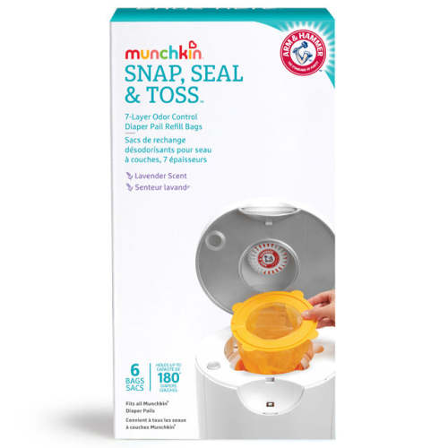 Munchkin Arm & Hammer™ Snap, Seal & Toss Diaper Pail Bag Refills