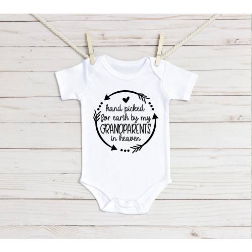 Grandparents in Heaven Baby Onesie®: Handpicked for Earth