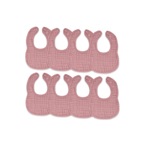 Muslin Bibs - Pack of 8