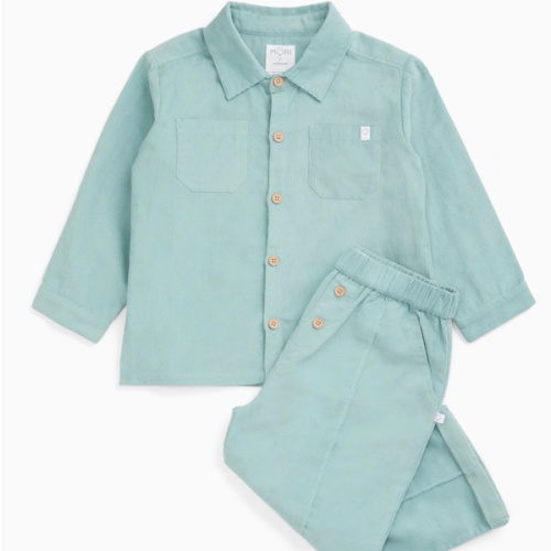 Shop Soft Corduroy Shirt & Pants Outfit for Kids | MORI US