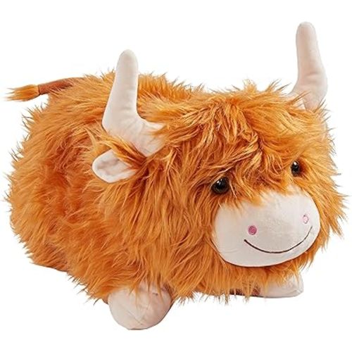 Pillow Pets 18" Highland Cow Stuffed Animal Plush Toy