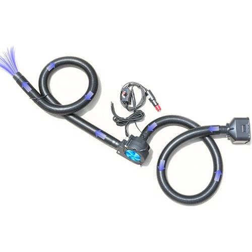 Car AC Vent Extender with Built-In Fan for Backseat, Kids & Pets