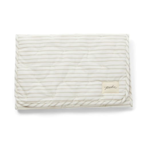 Striped On the Go Portable Changing Pad