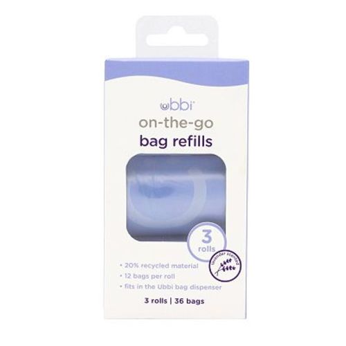 Ubbi On-The-Go 36-Count Disposable Diaper Bag Refills