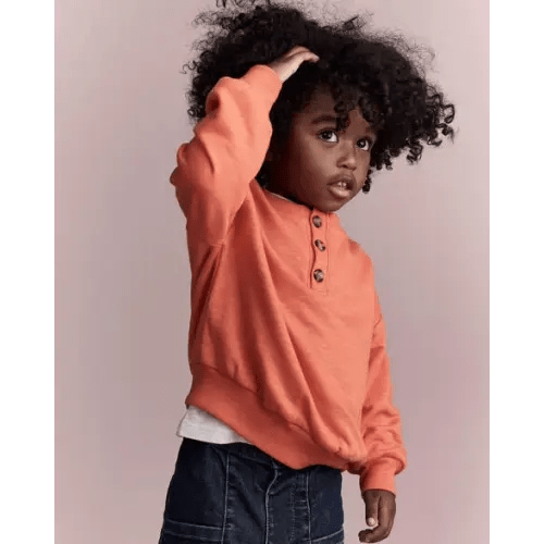 12mos Toddler Boy French Terry Long-Sleeve Sweatshirt - Orange - Otter Avenue | Carter's
