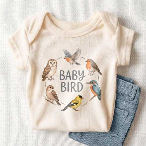 Baby Bird Baby Onesie - Cute Bird Lover Nature Bodysuit