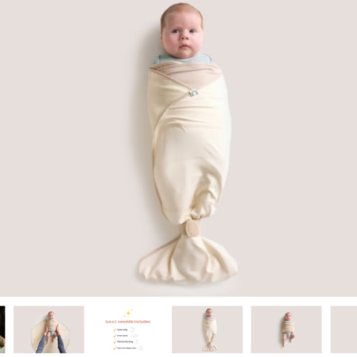 b.e.s.t. swaddle - Coconut Cream