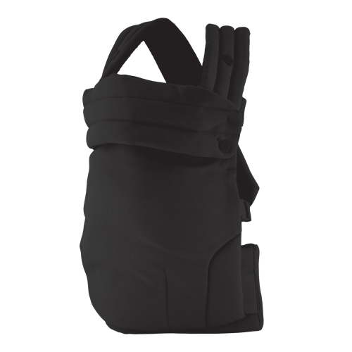 Infantino Honey Blossom Baby Carrier, Ergonomic Carrier, Adjustable Seat, Infant to Toddler 7–40 lbs, Unisex, Black Sand