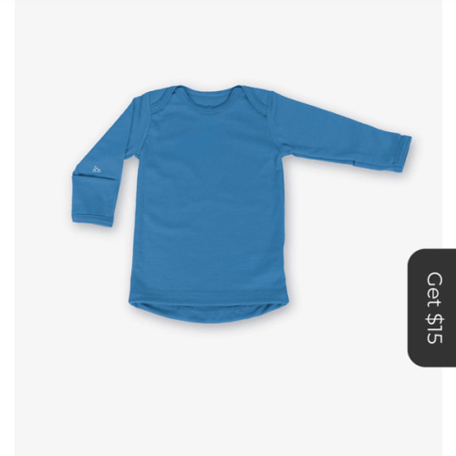 Iksplor Baby Long Sleeve | Soft, Washable Merino Wool Baselayer