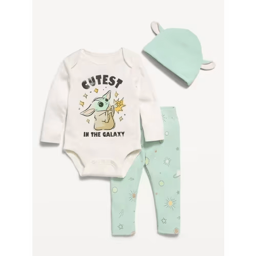 Star Wars™ Grogu Bodysuit, Leggings & Beanie 3-Piece for Baby