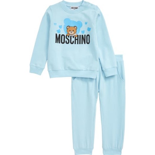 Teddy Logo Graphic Sweatshirt & Sweatpants Set, 6-9M