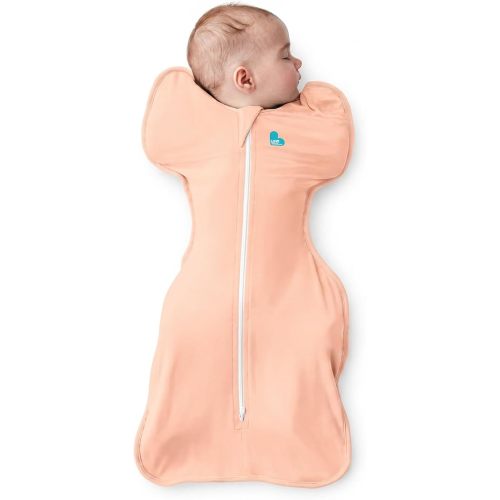 Love to Dream Swaddle UP, Baby Sleep Sack, Self-Soothing Swaddles for Newborns, Improves Sleep, Snug Fit Helps Calm Startle Reflex, Newborn Essentials for Baby, Small 8-13lbs, Coral