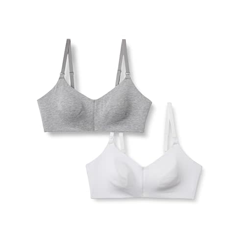 Amazon Essentials Women's Cotton Jersey Support Nursing Bra, Pack of 2