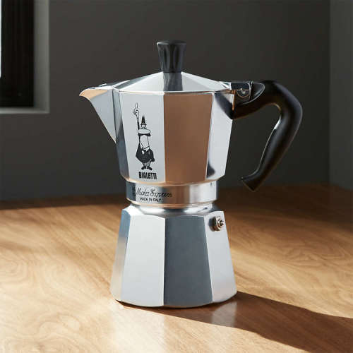 Bialetti ® Moka Aluminum 6-Cup Espresso Maker