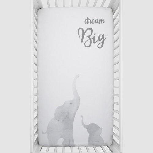 Indigo Safari Nojo Southwood Elephant Tribe 100% Cotton Photo Op Fitted Crib Sheet | Wayfair