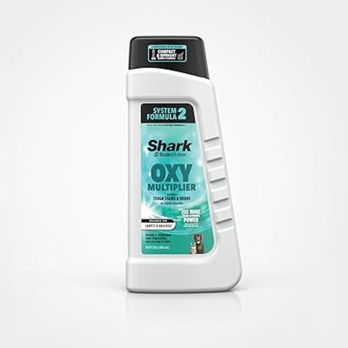 Shark StainStriker OXY Multiplier Formula for Shark Upright & Portable Carpet Cleaners, Formulated for All Carpets, Upholstery & Area Rugs, Instantly Eliminates Odors, 32oz, XSKEXOX32B