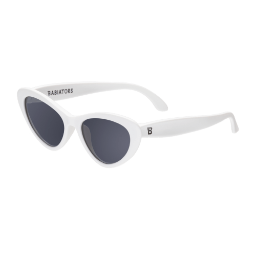 Wicked White Cat-Eye I Smoke Lenses – Babiators Sunglasses