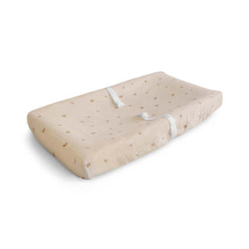 Mushie Extra Soft Muslin Changing Pad Cover