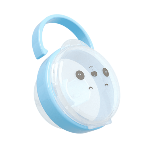 Kilougeis Pacifier Case Pacifier Holder Case,Pacifier Container Compact Dustproof Travel Box for Newborn Infant Baby,Easy To Clean