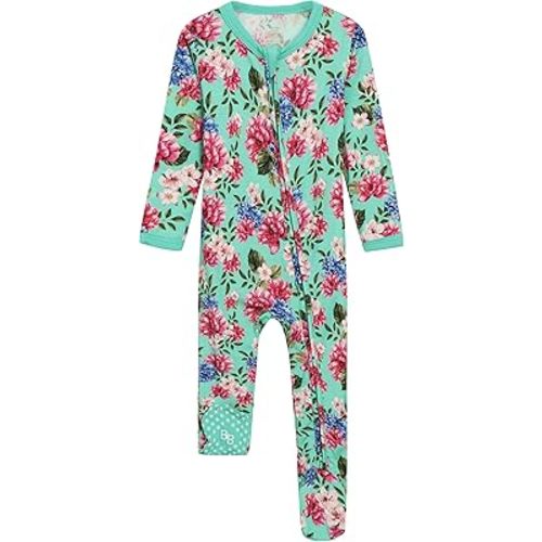 Baby Footie Romper Pajamas Unisex Newborn Infant Pjs Soft Rompers Viscose from Bamboo Sleepwear