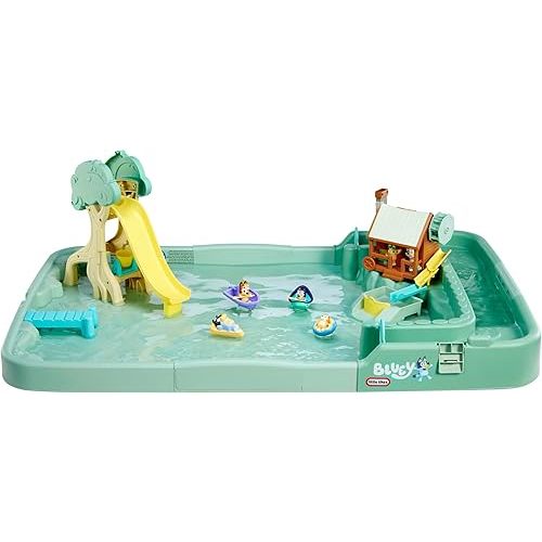 Little Tikes Bluey Bushland Adventure with 6 Accessories, Bluey Active Play, for Boys and Girls Ages 2-4 Years