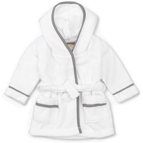 MONICA + ANDY Bathrobe, Terry Hooded Bathrobe, 100% Organic Clothes for Girls & Boys, Sizes For Kids, Toddler & Infant
