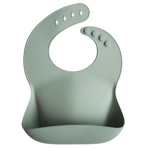 Silicone Baby Bib (Cambridge Blue) – mushie