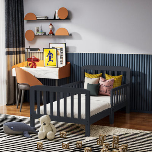 Harriet Bee Hinman Toddler Solid Wood Bed by Harriet Bee & Reviews | Wayfair