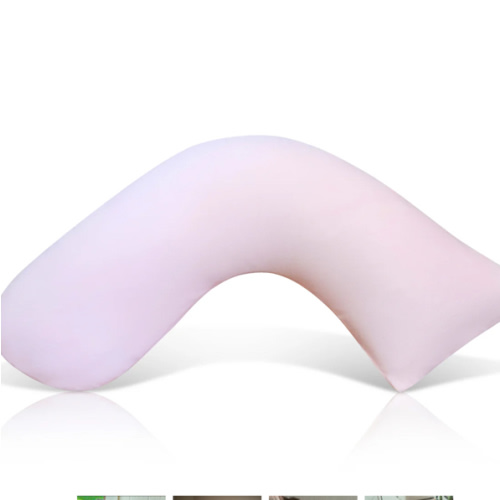 Nursing Pillow - Baby Pink Smooth | Reduces Back Pain & Improves Latch - Luna Lullaby