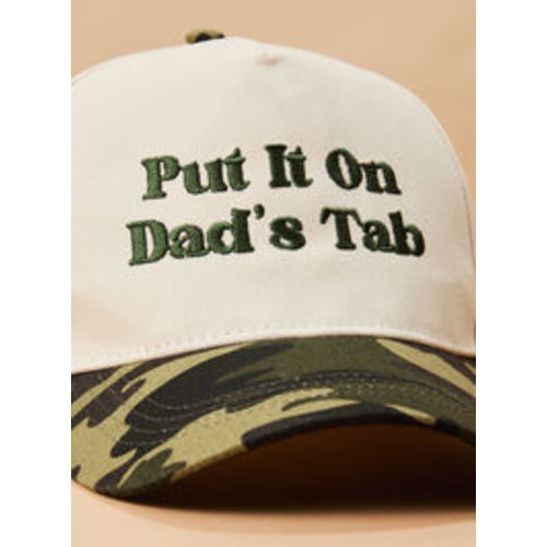 Put it on Dads Tab Trucker Hat