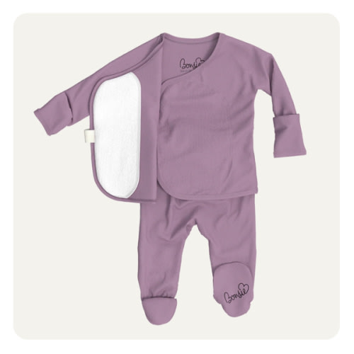 Footie - Fig – Bonsie Skin to Skin Babywear