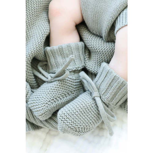 Knit Baby Booties