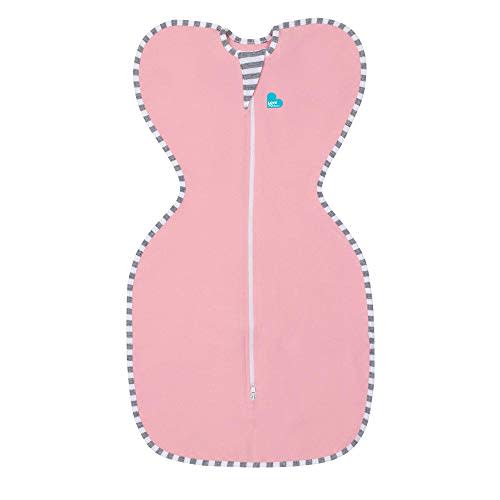 Love To Dream Swaddle UP, Pink, Small, 8-13 lbs., Dramatically Better Sleep, Allow Baby to Sleep in Their Preferred arms up Position for self-Soothing, snug fit Calms Startle Reflex