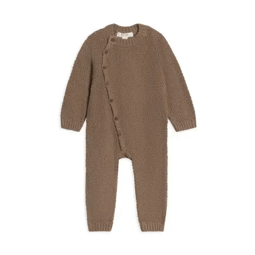 Casey Seed Stitch Sweater Knit Kimono Romper