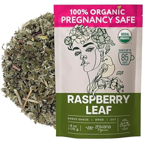 Organic Red Raspberry Leaf Tea – Pregnancy, Healthy Cycle, PMS – 6oz