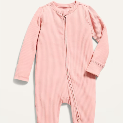 2-Way-Zip Sleep & Play Footed 6-9M COLOR PINK