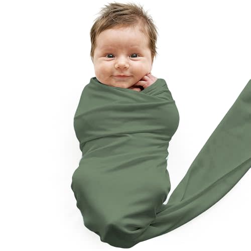 Caden Lane Baby Swaddle & Receiving Blanket, Soft, Breathable & Temperature-Regulating Bamboo Viscose Fabric for Swaddling Newborns, Gender Neutral Infant Blanket for Boys & Girls