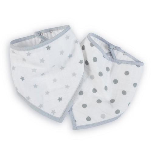 aden(R) by aden + anais(R) Bandana Bibs 2 Pack - Dove