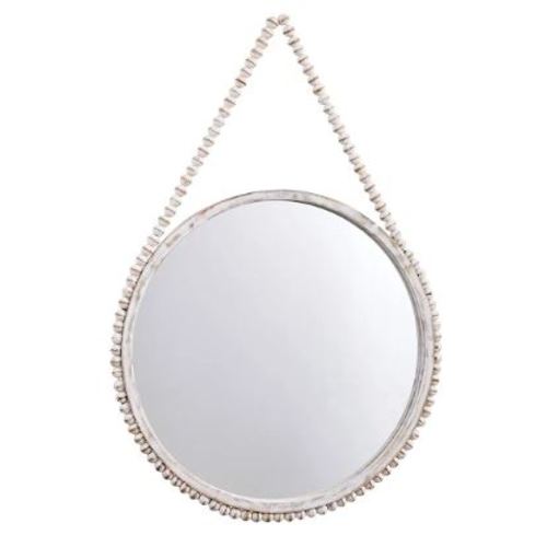 HANGING BEADED MIRROR– Treehouse Gift & Home
