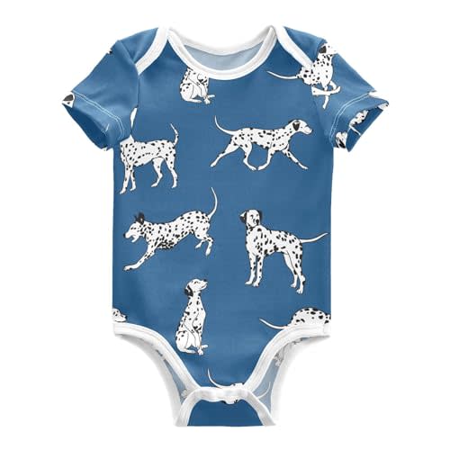 Ollabaky Unisex Baby Bodysuits Short Sleeve Cotton Baby Clothes for Girls 0-24 Months